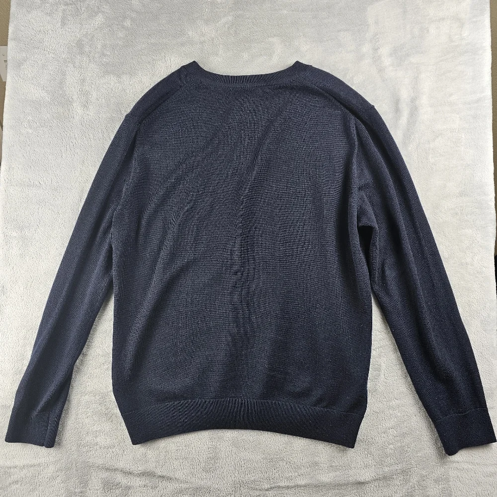 Banana Republic 100% Merino Wool Pullover V-Neck Sweater Mens Size Large